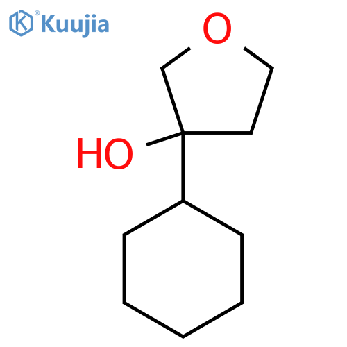 3-Cyclohexyltetrahydrofuran-3-OL structure