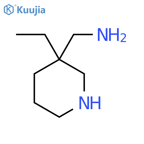 3-Piperidinemethanamine, 3-ethyl- structure