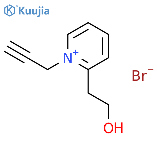 2-(2-hydroxyethyl)-1-(prop-2-yn-1-yl)pyridinium bromide structure