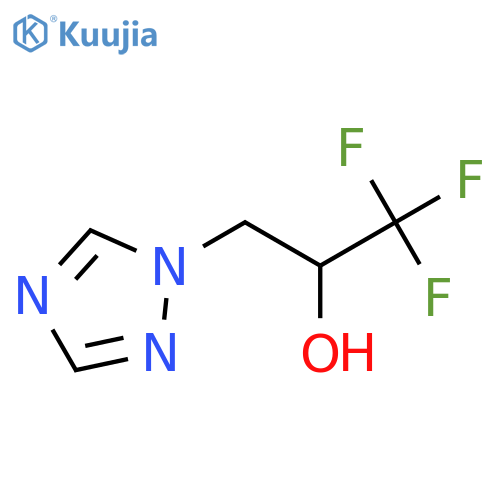 1,1,1-trifluoro-3-(1H-1,2,4-triazol-1-yl)propan-2-ol structure