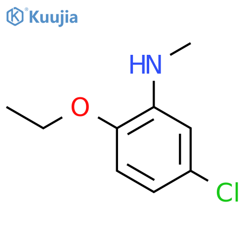 5-chloro-2-ethoxy-N-methylaniline structure