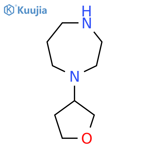 1-(Oxolan-3-yl)-1,4-diazepane structure