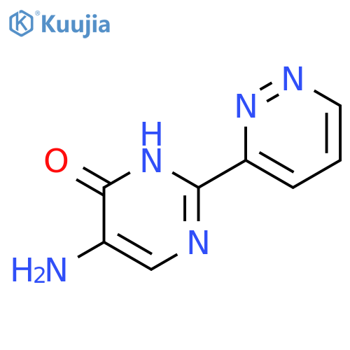 5-amino-2-(3-pyridazinyl)-4(3H)-Pyrimidinone structure