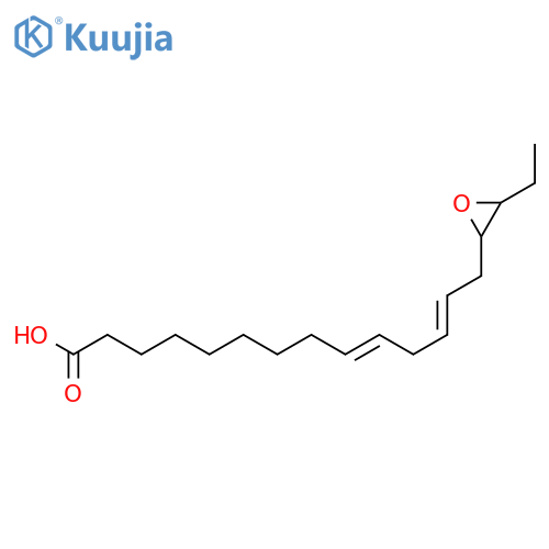 9,12-Tetradecadienoic acid, 14-(3-ethyloxiranyl)- structure