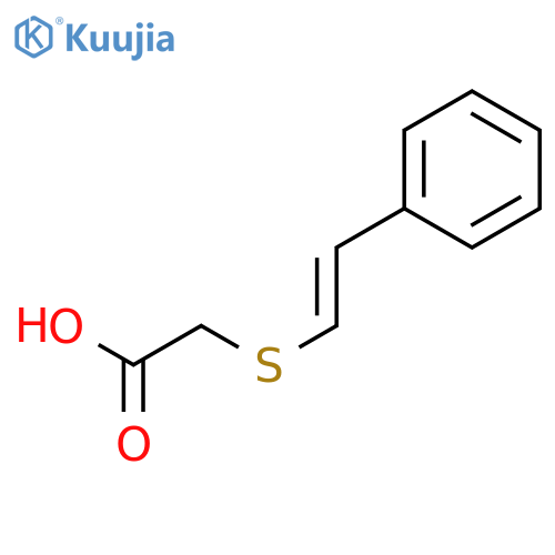 2-(Styrylthio)acetic Acid structure