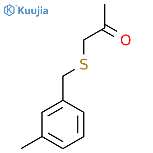 1-[(3-Methylphenyl)methylsulfanyl]propan-2-one structure