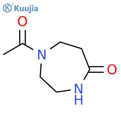 1-acetyl-1,4-diazepan-5-one structure