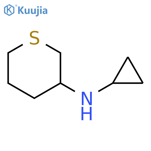 N-cyclopropylthian-3-amine structure