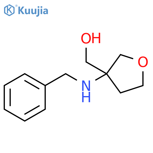 [3-(benzylamino)oxolan-3-yl]methanol structure