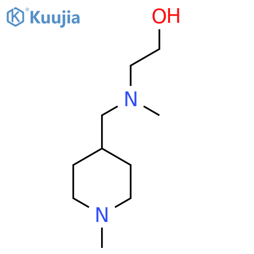2-[Methyl-(1-methyl-piperidin-4-ylmethyl)-amino]-ethanol structure