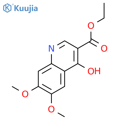 3-Carbethoxy-4-hydroxy-6,7-dimethoxyquinoline structure