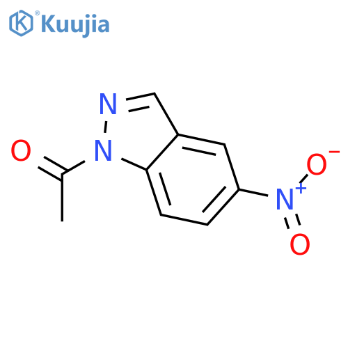 1-Acetyl-5-nitroindazole structure