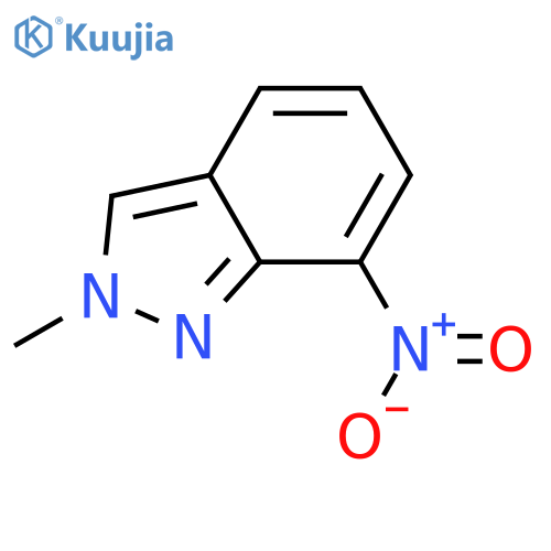 2-Methyl-7-nitro-2H-indazole structure