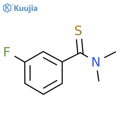 3-Fluoro-N,N-dimethylbenzenecarbothioamide structure