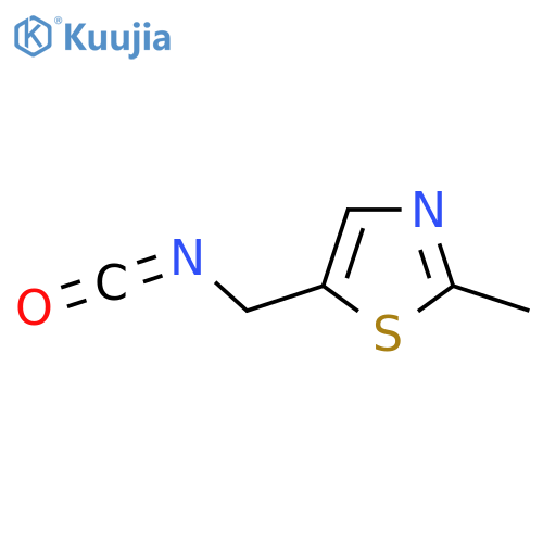 5-(isocyanatomethyl)-2-methyl-1,3-thiazole structure