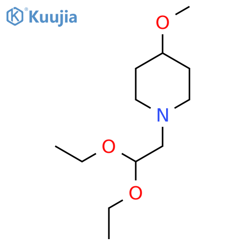 1-(2,2-Diethoxyethyl)-4-methoxypiperidine structure