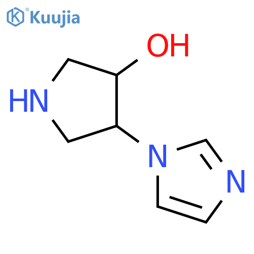 4-(1h-imidazol-1-yl)pyrrolidin-3-ol structure