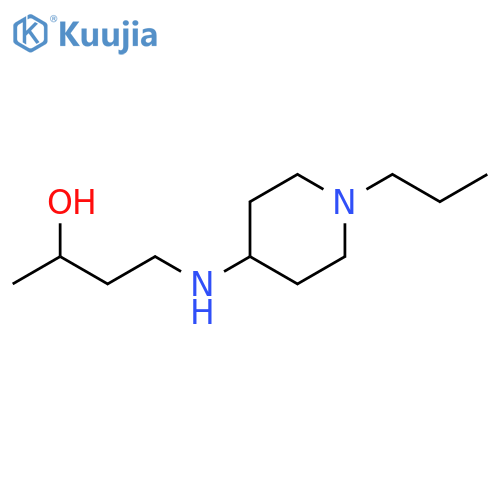 4-(1-propylpiperidin-4-yl)aminobutan-2-ol structure