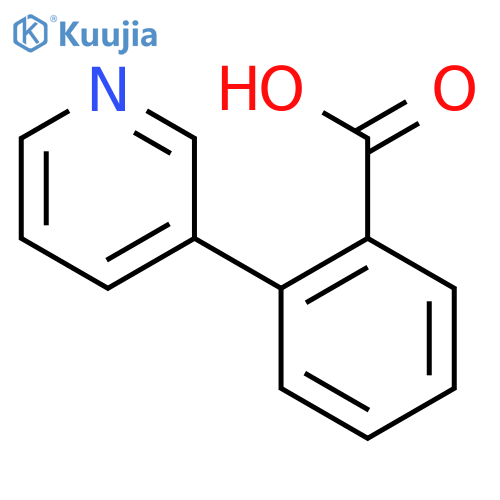 2-(Pyridin-3-yl)benzoic acid structure