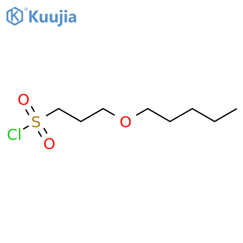 3-(pentyloxy)propane-1-sulfonyl chloride structure
