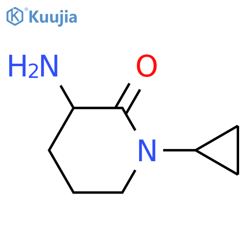 3-amino-1-cyclopropylpiperidin-2-one structure