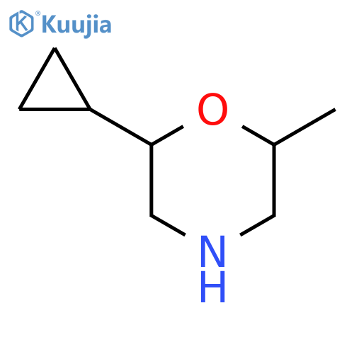 2-cyclopropyl-6-methylmorpholine structure