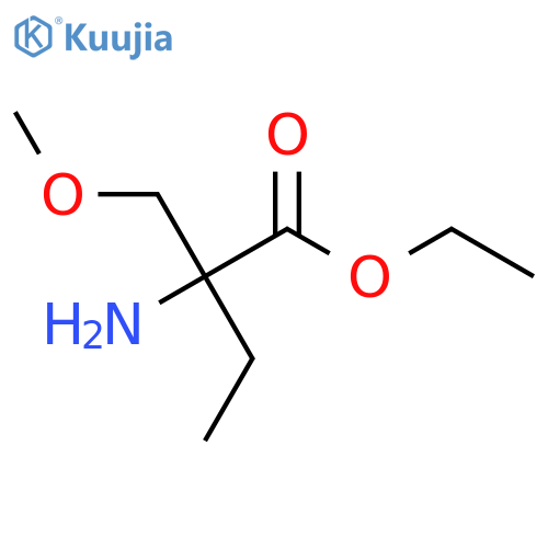 Ethyl 2-amino-2-(methoxymethyl)butanoate structure