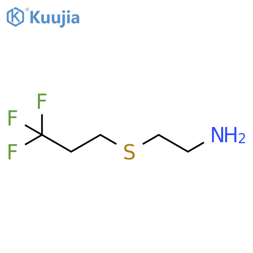 2-((3,3,3-trifluoropropyl)thio)ethanamine structure