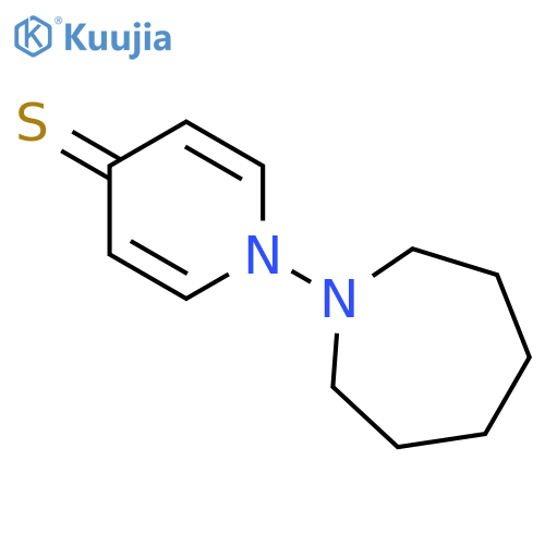 4(1H)-Pyridinethione, 1-(hexahydro-1H-azepin-1-yl)- structure