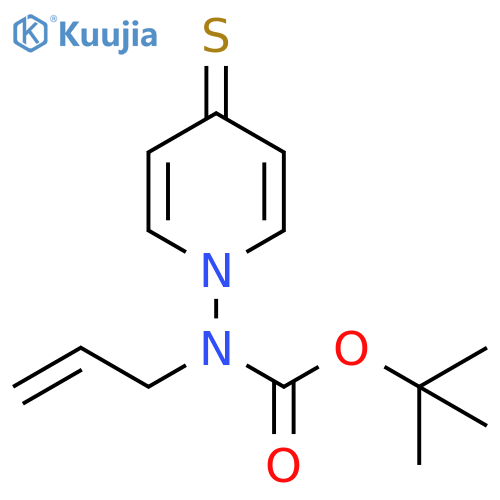 Carbamic acid, 2-propenyl(4-thioxo-1(4H)-pyridinyl)-, 1,1-dimethylethylester structure