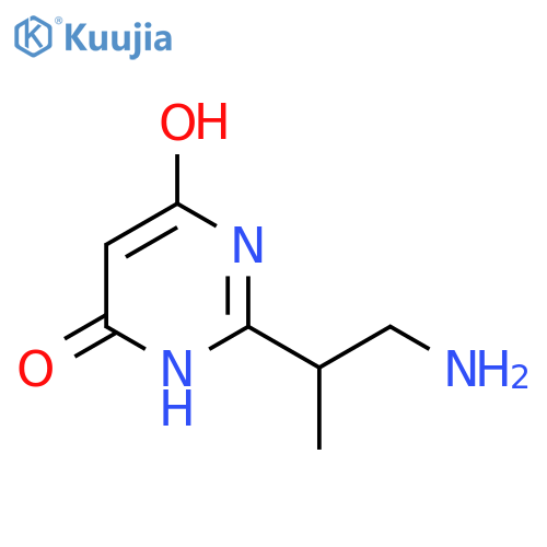 2-(1-aminopropan-2-yl)-6-hydroxy-3,4-dihydropyrimidin-4-one structure