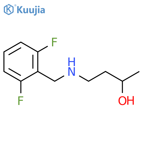 4-{(2,6-difluorophenyl)methylamino}butan-2-ol structure