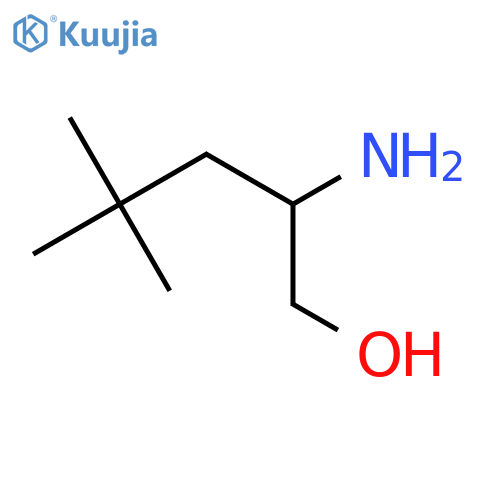 2-Amino-4,4-dimethylpentan-1-ol structure
