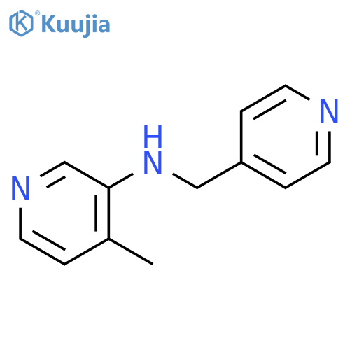 4-methyl-N-[(pyridin-4-yl)methyl]pyridin-3-amine structure