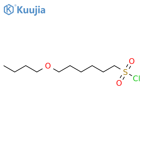 6-butoxyhexane-1-sulfonyl chloride structure