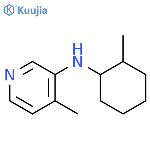 4-methyl-N-(2-methylcyclohexyl)pyridin-3-amine structure
