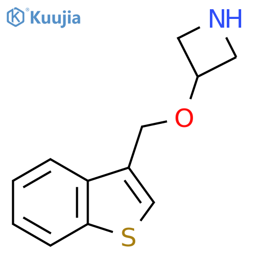 3-(1-benzothiophen-3-yl)methoxyazetidine structure