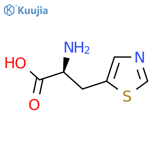 2-amino-3-(1,3-thiazol-5-yl)propanoic acid structure