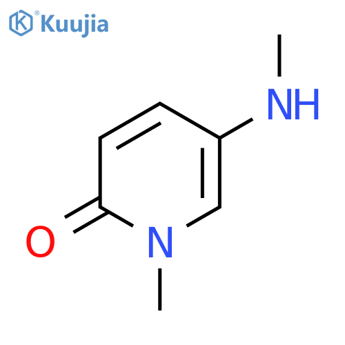 1-Methyl-5-(methylamino)pyridin-2(1H)-one structure