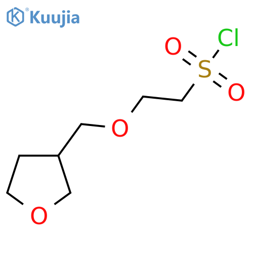 2-(oxolan-3-yl)methoxyethane-1-sulfonyl chloride structure