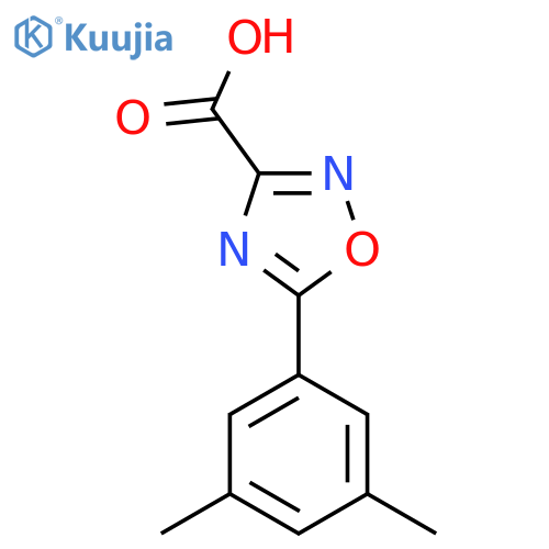 5-(3,5-dimethylphenyl)-1,2,4-oxadiazole-3-carboxylic acid structure