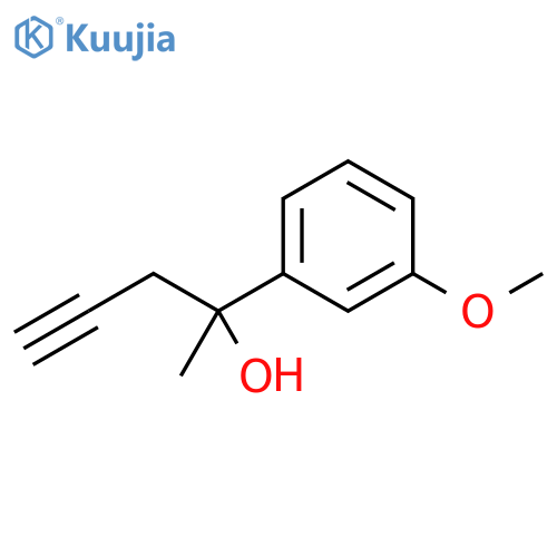 2-(3-Methoxyphenyl)-4-pentyn-2-ol structure