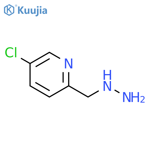 5-chloro-2-(hydrazinylmethyl)pyridine structure