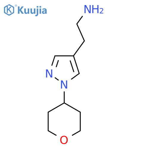 2-[1-(Oxan-4-yl)-1H-pyrazol-4-yl]ethan-1-amine structure
