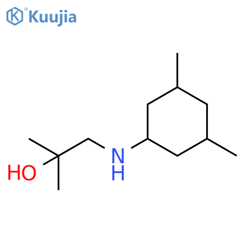 1-(3,5-dimethylcyclohexyl)amino-2-methylpropan-2-ol structure