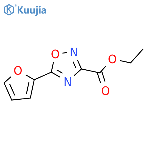 ethyl 5-(furan-2-yl)-1,2,4-oxadiazole-3-carboxylate structure