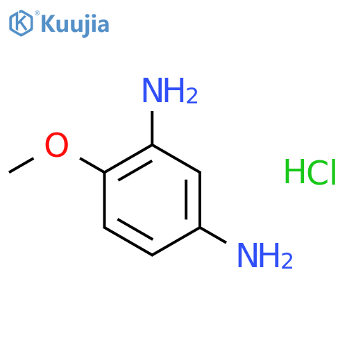 1,3-Benzenediamine,4-methoxy-, hydrochloride (1:1) structure