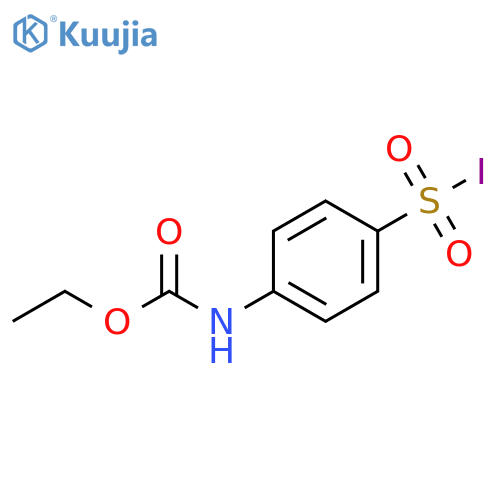 Carbamic acid, [4-(iodosulfonyl)phenyl]-, ethyl ester structure