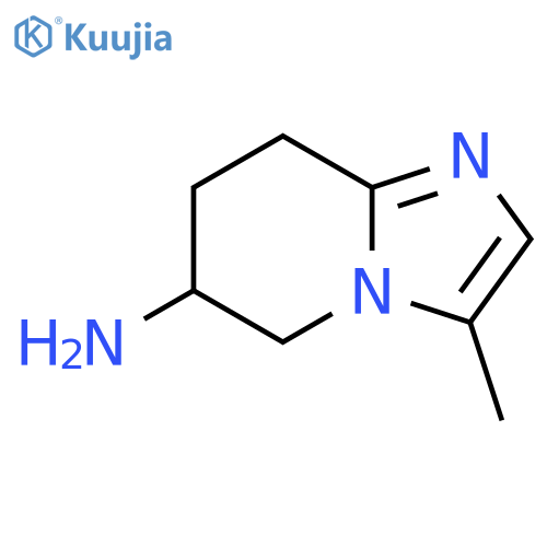 3-methyl-5H,6H,7H,8H-imidazo1,2-apyridin-6-amine structure