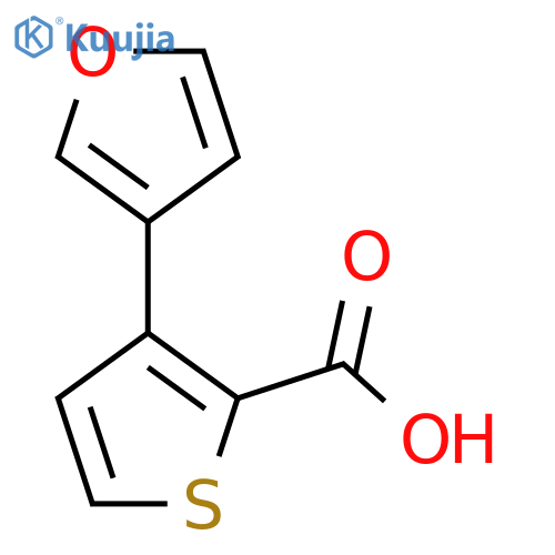 3-(Furan-3-yl)thiophene-2-carboxylic acid structure